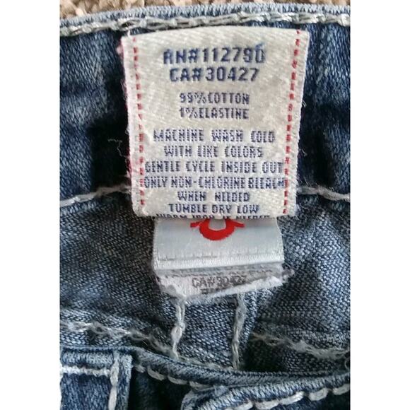 True Religion Blue Jeans RN#112790 CA # 30427 Women's Size 24 28x33 USA 🇺🇸 - Picture 5 of 8
